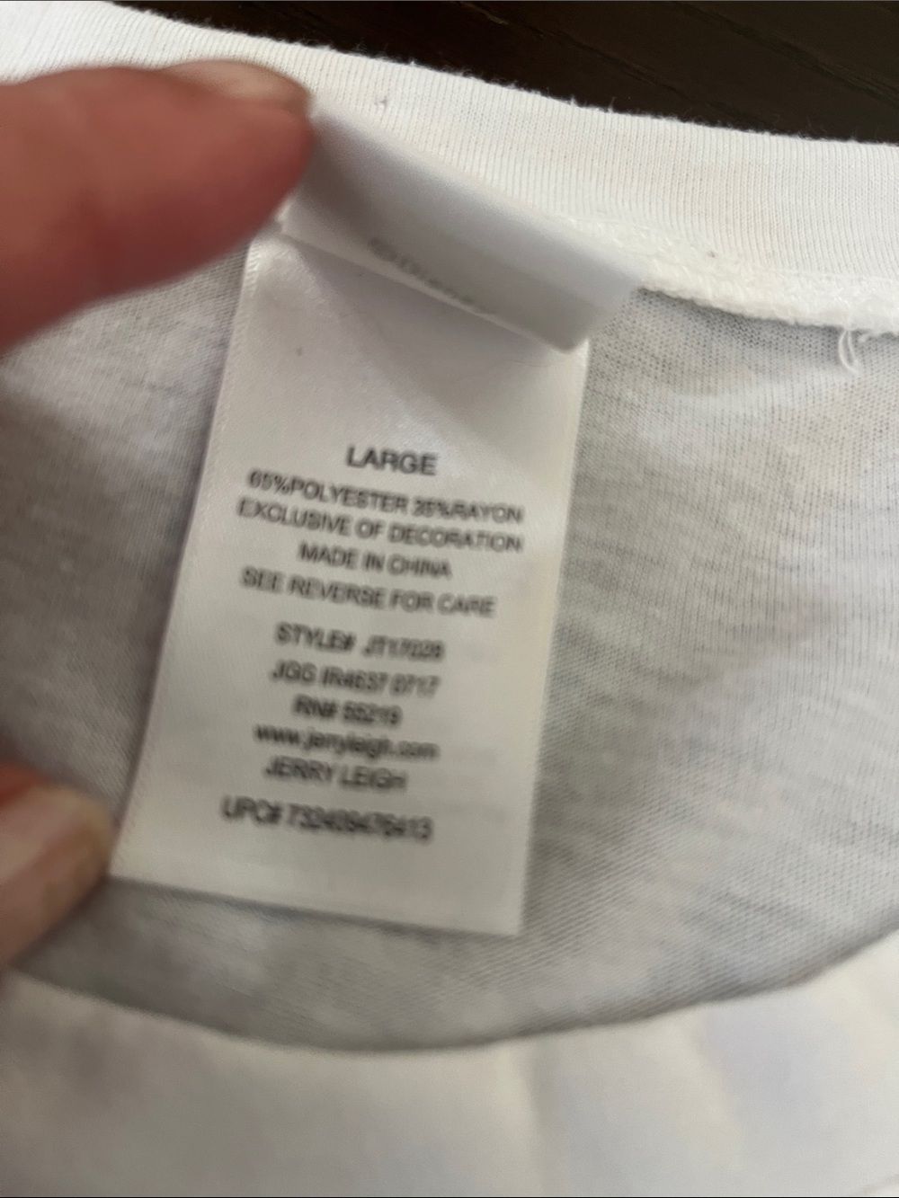 Disney White Short Sleeve Tee with Black Mickey Skeleton Print - Picture 3 of 3